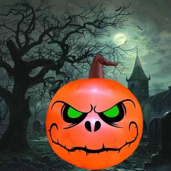 Halloween Decorations Inflatables Witch Pumpkin Light Outdoor large Scary Witch Blow Up Outdoor Halloween Decorations for Yard Garden Lawn Party