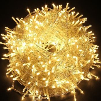 Elegant Wedding Reception Party 30m300LEDs Fairy String Lights Lamp for Xmas Tree Holiday Wedding Party Decoration Linkable White Blue Multicolor Warm White 220-240V 1pc