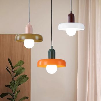 25 cm Pendant Lantern Design Geometric Shapes Pendant Light Metal Artistic Nordic Style 110-120V 220-240V