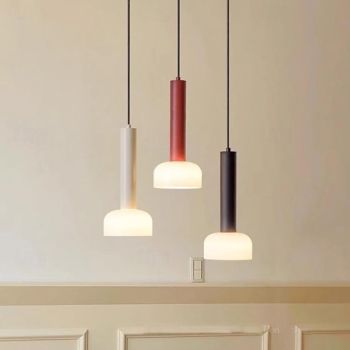 LED Pendant Lights Metal Glass Pendant Lighting for Kitchen Island Kitchen Lights Ceiling 1 Pack 110-240V