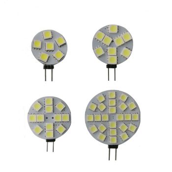 G4 LED Bulbs DC 12V Dimmable 1W/1.5W/2W/3W, 10W-30W Halogen Equivalent, 3000K Warm White/6000K Daylight, 180° Beam Angle (5 Pcs)