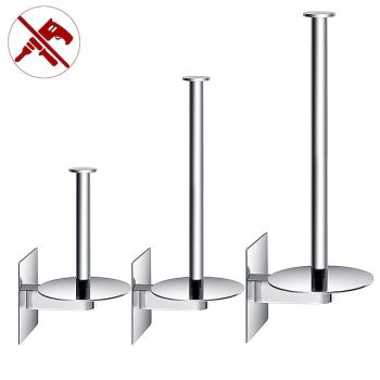 Toilet Paper Holder Adjustable Length / New Design / Self-adhesive Contemporary / Modern Stainless Steel / Low-carbon Steel / Metal 1pc - Bathroom Wall Mounted