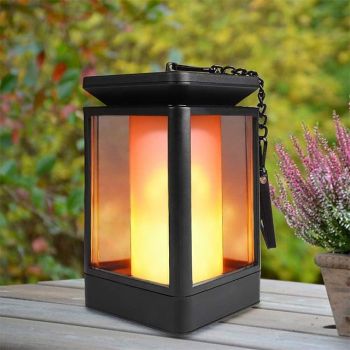 Waterproof Solar Garden Light Flame Torch Flickering Lamp Outdoor Lantern Landscape Yard Path Decorate Atmosphere Lighting