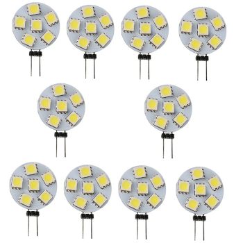 10pcs 1 W LED Bi-pin Lights 120 lm G4 6 LED Beads SMD 5050 White Warm Yellow