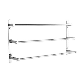 Towel Racks 3-Tiers Bath Towel Bar , Stainless Steel, Wall Mount, Mirror polished finished, High quality