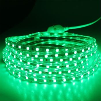 Flexible Rope LED Strip Light 220V-240V 5050 Waterproof High Safety High Brightness Warm White Blue Red Green Outdoor EU Plug