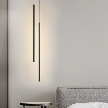 LED Pendant Light 2-Light 60 cm 24W Line Design Pendant Light Aluminum Modern Style light for Office, Bedroom, Living Room 110-240V