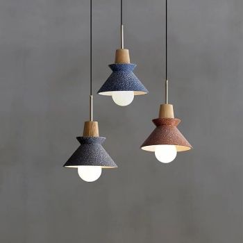 LED Pendant Light Resin Modern Kitchen Island Light Fixture,Adjustable Pendant Lighting for Kitchen Island,Black Gold Led Chandelier for Dining Room,Bedroom,Mini Pendant Spot Lights (1-Pack)