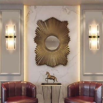 Indoor Christmas Wedding Decoration Modern Nordic Style Indoor Wall Lights Living Room Bedroom Steel Wall Light 110-120V 220-240V