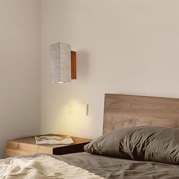 LED Wall Lamp, Japanese Wabi-sabi Style, Natural Yellow, Travertine, Bedroom, Living Room, Back Wall, Corridor, Hotel