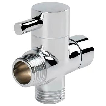 Brass Diverter Valve 3 Way Water Separator Shower Tee Adapter Adjustable Shower Head Diverter Valve Bathroom Accessories Bathroom Accessories