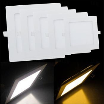 LED Panel Light Recessed Kitchen Foyer Lamp LED Spot Down Light Warm White Cold White Downlight 1pc