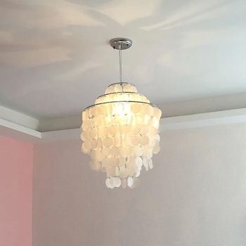 1-Light 30 cm Chandelier Pendant Light Metal Shell Painted Finishes Modern 110-120V / 220-240V