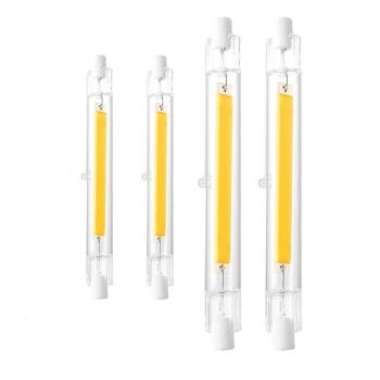 R7S LED COB Glass Tube 78mm 118mm High Power J78 J118 Light Bulb T3 AC110V 120V 220V 230V 240V Home Replace Halogen Lamp