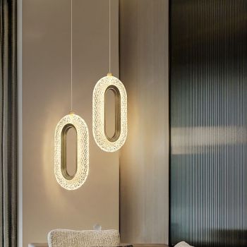 LED Pendant Light 12 cm Lantern Desgin Pendant Light Metal Electroplated LED 220-240V