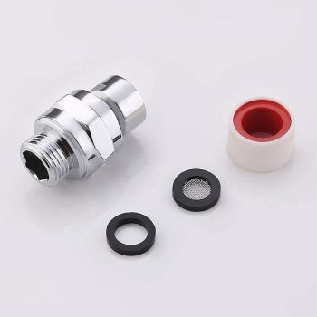 Shower Head Swivel Ball Adapter, Brass Chrome Ball Joint Shower Arm Head Angle Adjustable Swivel, Bathroom Shower Accessories, Shower Head Adapter Unbeatable Price