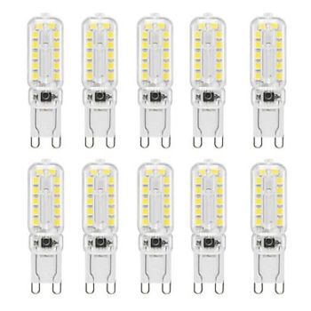 G9 LED Bi-pin Lights 6W 450-550lm 22 LED Beads SMD 2835 T Bulb Shape Dimmable Warm White Cold White 220-240V 110-130V RoHS for Chandeliers Accent Lights Under Cabinet Puck Light