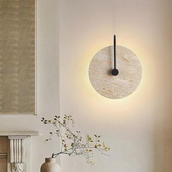 LED Indoor Wall Lights Cream Wabi-sabi Style LED Wall Lamp Rustic Wall Sconces for Living Room TV Staircase Backdrop Bedroom Bedside Decorative Lamps Stairs 110-240V