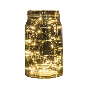 2M LED Fairy String Lights 100pcs 20LEDs Copper Wire Lights Multi Color for Party Holiday Wedding Home Party Bedroom Gift Decoration