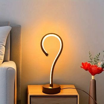 Creative Question Mark Shape Living Room Bedroom Desk Lamp Three-Tone Light Modern Contemporary USB Powered For Bedroom <5V A / B