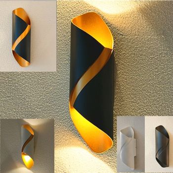 Light Luxury Nordic Waterproof Wall Lamp Modern Simple Living Room Bedroom Bedside Background Wall Lamp Aisle Stair Outdoor Waterproof Wall Lamp