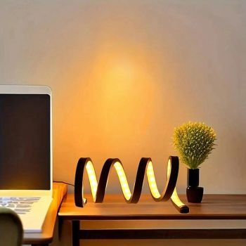 Table Lamp Modern Minimalist Bedside Table Lamp Creative Hop Horse-shaped Dimmable Bedroom Living Room Bedside Desk Lamp LED Black Dedside Lamp