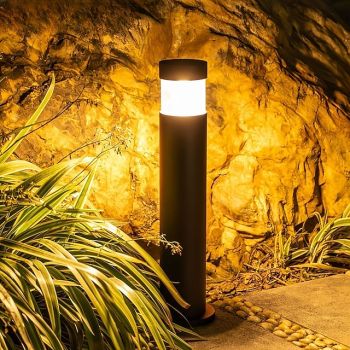 Outdoor LED Path Lights 60cm Acrylic Metal Light, Modern Design Garden Lamp, IP65 Weatherproof, Garden Floor Lamp