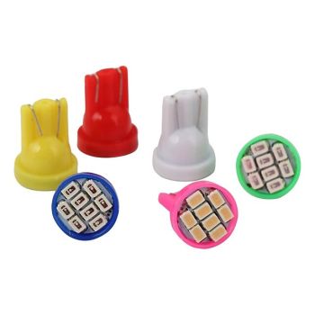 10pcs 4pcs 2pcs 0.8W LED Light Bulb 100lm T10 8 LED Beads SMD 2835 for License Plate Dome Map Light 12V