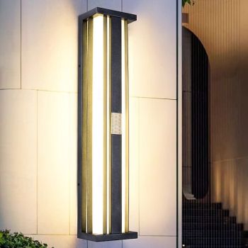LED Outdoor Wall Lights 45/60cm Single Head Modern Waterproof IP65 Metal Acrylic 20W For Balcony Aisle Garden Villa 110-240V