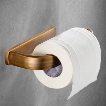 Toilet Paper Holders Contemporary Brass Roll Paper Holder Matte Brass 1pcBath Hardware