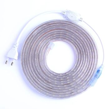 LED Strip Flexible Light SMD 5050 AC220V 110V 60LEDs Waterproof LED Tape LED Light With Power Plug 5m 10m 1m