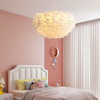 LED Pendant Light 30/40/45/50/55/60/70 cm Single Design Pendant Light Metal Feather Artistic Nature Inspired 220-240V