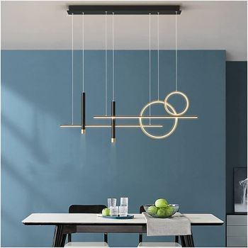 100 cm LED Pendant Light Nordic Style Creative Table Lamp Modern Strip Lamp Bar Lamp Restaurant Chandelier