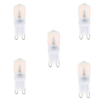 5pcs 4 W LED Bi-pin Lights 300-400 lm G9 T 14 LED Beads SMD 2835 Dimmable Decorative Warm White Cold White Natural White 220-240 V 110-130 V / 5 pcs / RoHS