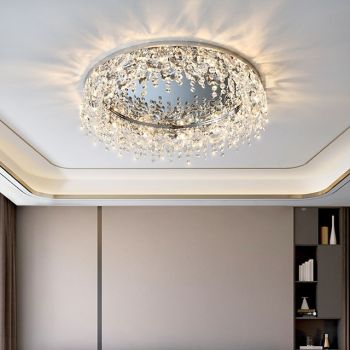 80cm Unique Design Chandelier Stainless Steel Electroplated Modern 220-240V