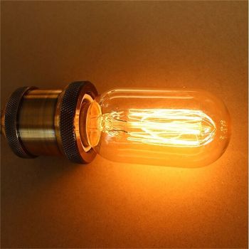 6pcs Dimmable T45 40W E27 Warm White Color Decorative Retro Incandescent Vintage Edison Light Bulbs AC220-240V