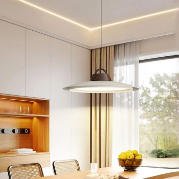 Pendant Light 40cm Single Head Decoration Chandelier Lampshade Nordic Creative Style Lighting Fixtures Balcony Meeting Room Cafe Hanging Lamp 110-240V