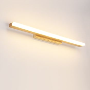 1-Light 40/60/80cm Vanity Light LED Mirror front Lamp Nordic Style Solid Wood  Bathroom Cabinet Lamp Bathroom Dresser Simple Makeup Log Wall Light 6W/9W/12W