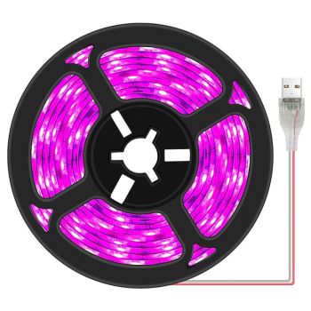 LED Grow Light 3m DC5V USB Strip Lamp IP65 Full Spectrum Fitolampy For Vegetable Flower Seedling Plant Light Tent Growing Phyto Lamps 1pcs