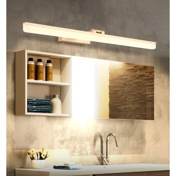 LED Mirror Light Vanity Light Matte Modern 50cm 60cm 70cm Bathroom Lighting Bathroom Aluminum Wall Light IP20 110-240 V 0 W