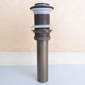 Antique Copper Faucet Accessory,Superior Quality Pop-up Water Drain With Overflow Bathroom Accessories