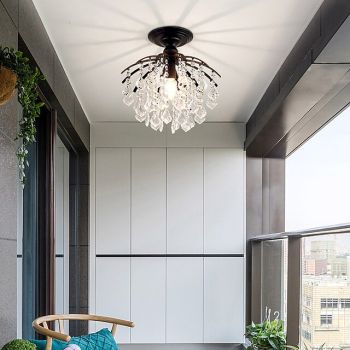 28 cm Unique Design Chandeliers Ceiling Light LED Metal Sputnik Painted Finishes Vintage Country 220-240V