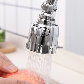 Faucet Splash Head Extension Universal Tap Water Shower Water-Saving Rotary Filter Nozzle Bathroom Accessories