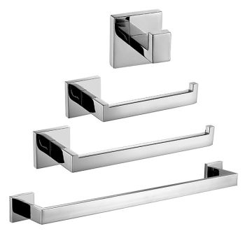Bathroom Accessory Set New Design / Creative Contemporary / Modern Metal 4pcs - Bathroom Wall Mounted
