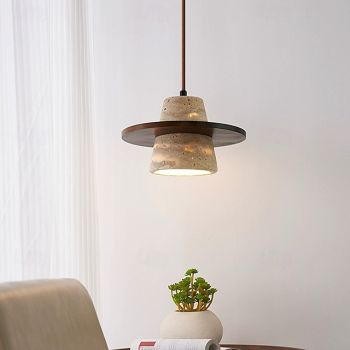 20 cm Pendant Lantern Design Geometric Shapes Pendant Light Stone Artistic Style Vintage Style Modern Style Vintage Country 110-120V 220-240V