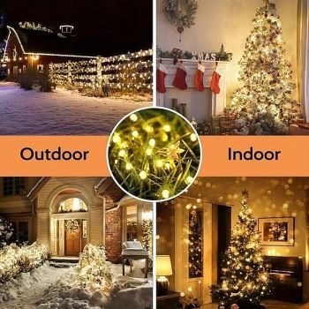 Elegant Wedding Party Reception Solar Outdoor String Lights – 6.5M-30M, 30-300 LEDs, 8 Functions for Home Garden Decor