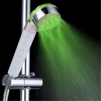 3-Color Temperature Sensitive LED Color Changing Hand Shower Unbeatable Price