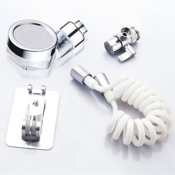 Bathroom Wash Face Basin Water Tap External Shower Head Toilet Hold Filter Flexible Hair Washing Faucet Rinser Extension Set Unbeatable Price