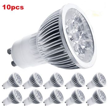 LED Spotlight Light 10pcs 5W GU10 4W Led Spot Light Foco LED Lamp 85-265V for Home Hotel Dect 3W