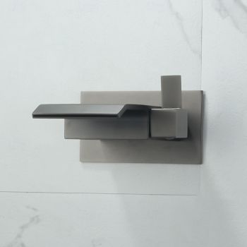 Bathroom Sink Faucet - Wall Mount / Waterfall Nickel Brushed / Electroplated Wall Mounted Wall mountedBath Taps Top Quality